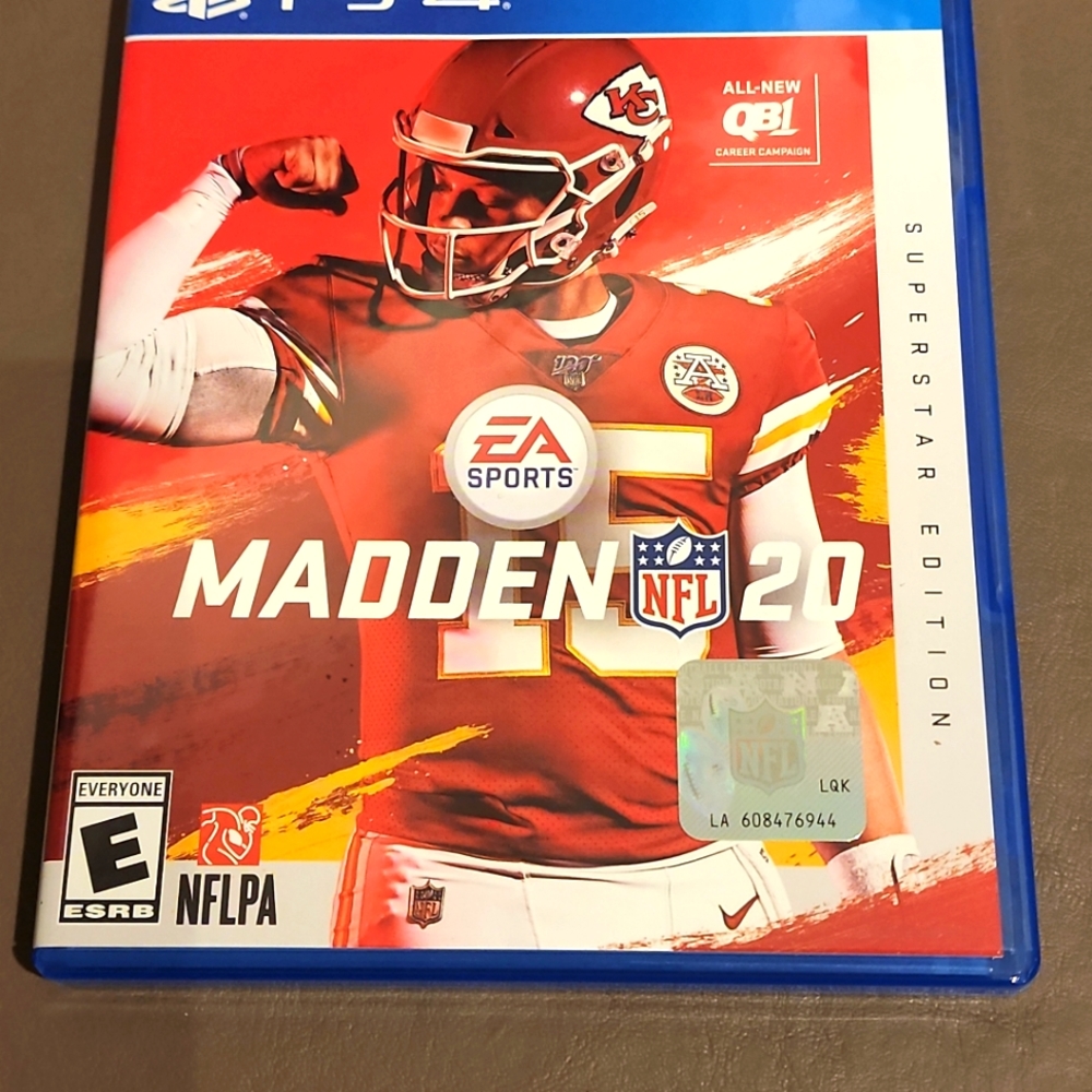 Madden 2020 and Madden 2018 EA Sports NFL - PS4 games - like new condition